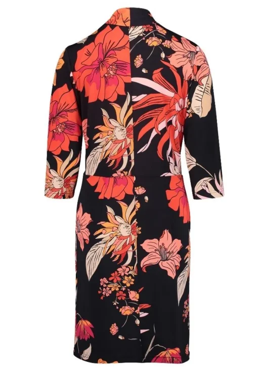 Betty Barclay Kleid Jersey 3/4 Arm floral blau rosa S12 11301029