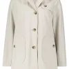Betty Barclay Kurzmantel Reverskragen aufgesetzte Taschen beige, blau S14 76152036