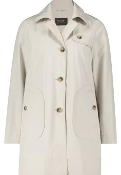 Betty Barclay Kurzmantel Reverskragen aufgesetzte Taschen beige, blau S14 76152036