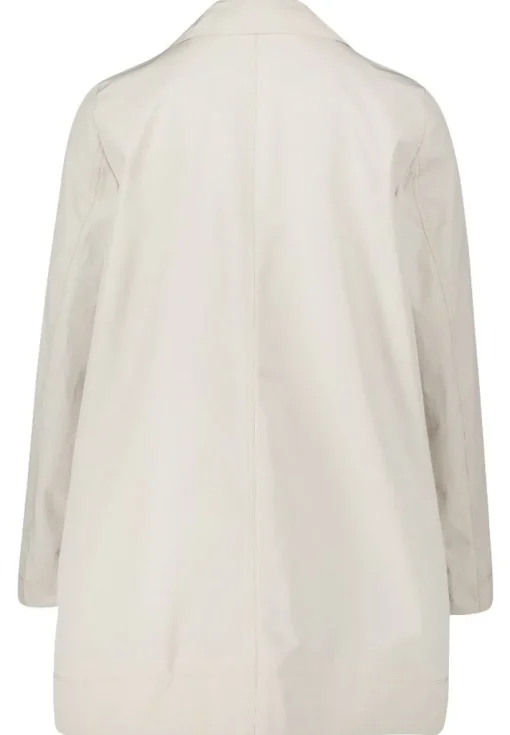 Betty Barclay Kurzmantel Reverskragen aufgesetzte Taschen beige, blau S14 76152036