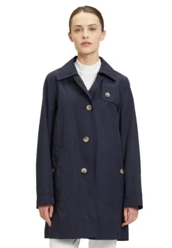 Betty Barclay Kurzmantel Reverskragen aufgesetzte Taschen beige, blau S14 76152036