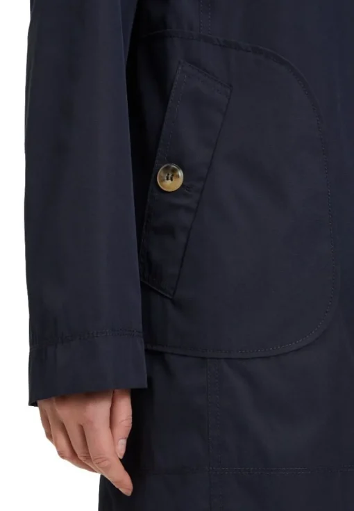 Betty Barclay Kurzmantel Reverskragen aufgesetzte Taschen beige, blau S14 76152036