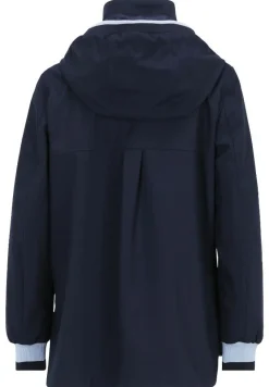 Betty Barclay Outdoorjacke Kapuze Stehkragen Zweiwege Reißverschluss blau S14 76421518