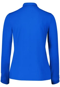 Betty Barclay Rollkragenshirt Raffung blau S23  28902063