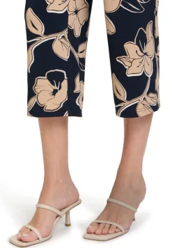 Betty Barclay Schlupfhose Floraler- Print Bundfalten blau S24 60272705