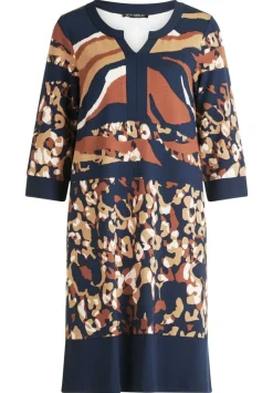Betty Barclay Shirtkleid Print 3/4 Arm  blau S23 14192166