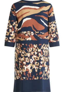Betty Barclay Shirtkleid Print 3/4 Arm  blau S23 14192166