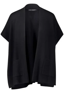 Betty Barclay Strick- Cape Seitenschlitze schwarz S23 50021036