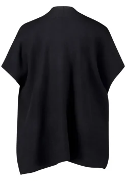 Betty Barclay Strick- Cape Seitenschlitze schwarz S23 50021036