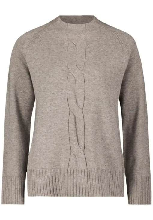 Betty Barclay Strickpullover Stehkragen Zopfmuster S23 59881026