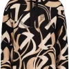 Betty Barclay Sweatshirt Stehkragen SCHWARZ/BEIGE PATTERN 23551066