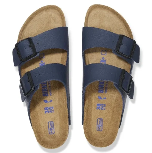 Birkenstock ARIZONA Weichbettung normale Weite Birko-Flor blau S15 51061