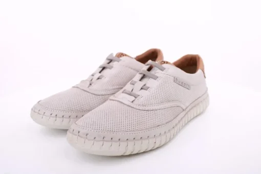 bugatti Herren Slipper Leder Wechselfußbett grau S14 321-AEW63-350