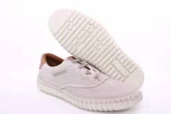 bugatti Herren Slipper Leder Wechselfußbett grau S14 321-AEW63-350