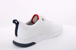 bugatti Herren Sneaker Halbschuh Wechselfußbett weiß S14 321-AA507-500