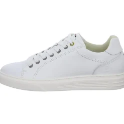 Bullboxer Herren Sneaker Schnürschuh Leder weiß S13 213K26611F