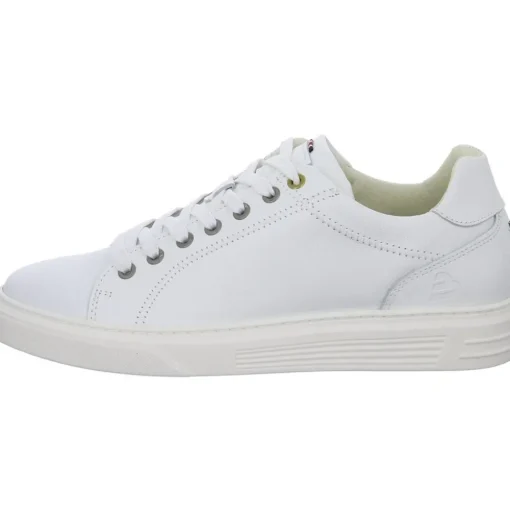 Bullboxer Herren Sneaker Schnürschuh Leder weiß S13 213K26611F