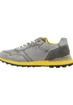 Bullboxer Herren Sneaker Leder farbige Sohle grau S13 373K20438A
