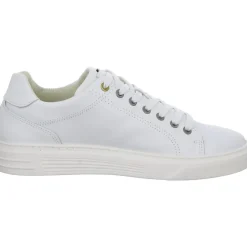 Bullboxer Herren Sneaker Schnürschuh Leder weiß S13 213K26611F