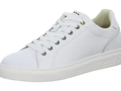 Bullboxer Herren Sneaker Schnürschuh Leder weiß S13 213K26611F