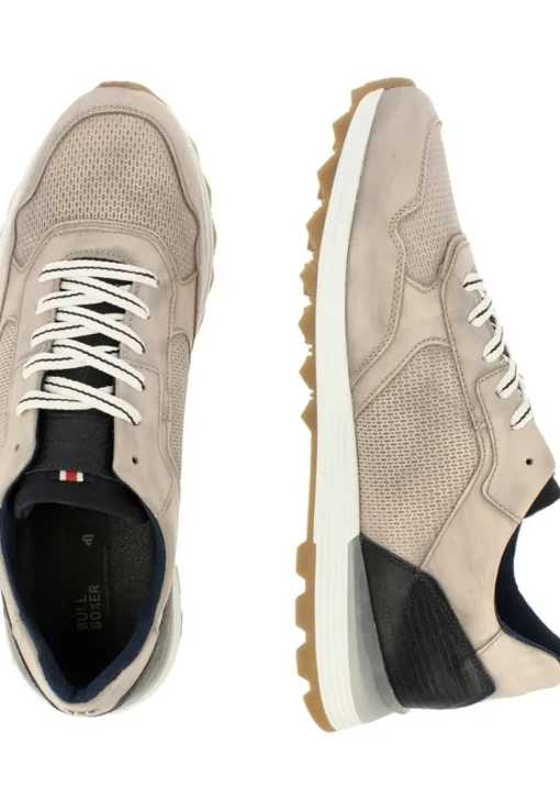Bullboxer Herren Sneaker Leder beige S13 373K20438C