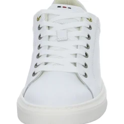 Bullboxer Herren Sneaker Schnürschuh Leder weiß S13 213K26611F
