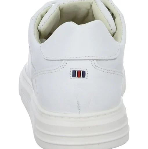 Bullboxer Herren Sneaker Schnürschuh Leder weiß S13 213K26611F