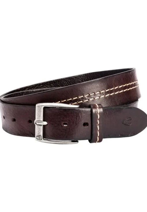 Camel Active Gürtel aus Vollrindleder in cognac und braun 9B03402030