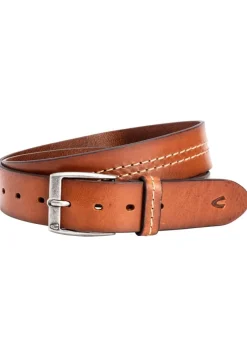 Camel Active Gürtel aus Vollrindleder in cognac und braun 9B03402030
