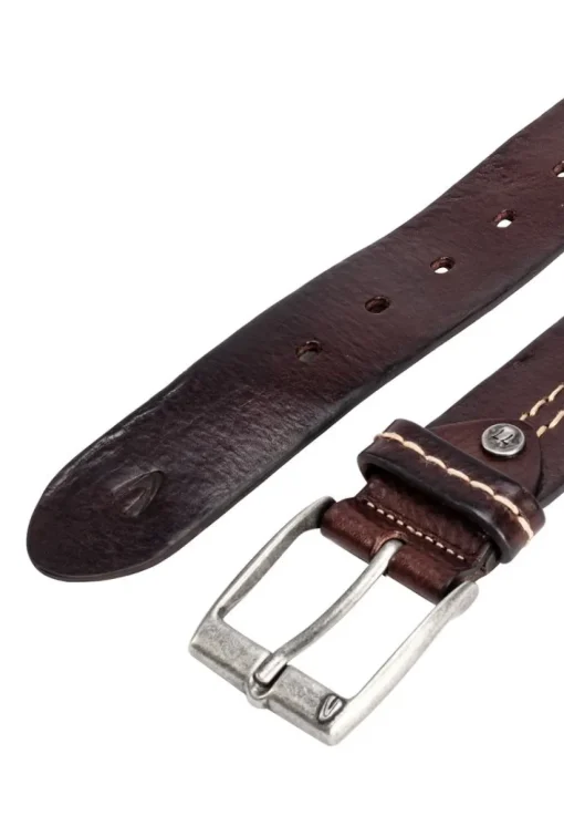 Camel Active Gürtel aus Vollrindleder in cognac und braun 9B03402030