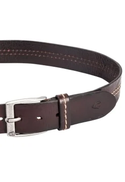 Camel Active Gürtel aus Vollrindleder in cognac und braun 9B03402030
