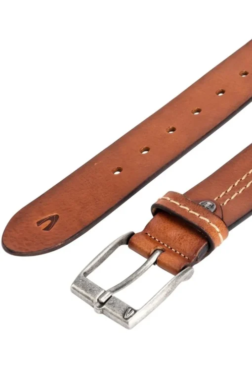 Camel Active Gürtel aus Vollrindleder in cognac und braun 9B03402030