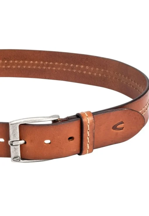 Camel Active Gürtel aus Vollrindleder in cognac und braun 9B03402030