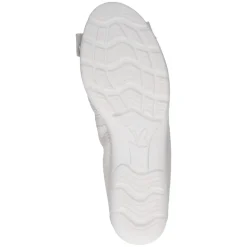 Caprice Damen Ballerina klassisch Leder G- Weite Schleifendetail weiß S14 9-22153-42