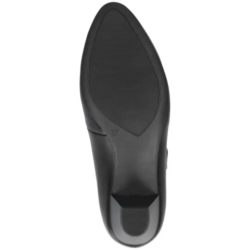 Caprice Damen Pumps Riemchenpumps Leder Komfortweite G schwarz S14 9-24406-42