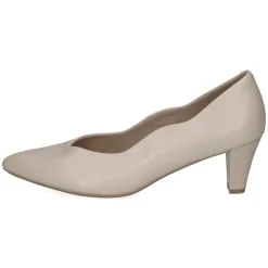Caprice Pumps Leder klassisch G- Weite beige S14 9-22400-42