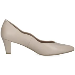 Caprice Pumps Leder klassisch G- Weite beige S14 9-22400-42