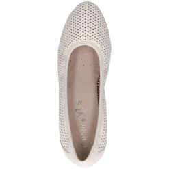 Caprice Pumps Leder Lasercuts H- Weite beige S14 9-22501-42