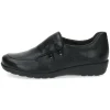 Caprice Slipper Leder Weite H schwarz S23 9-24705-41