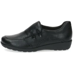 Caprice Slipper Leder Weite H schwarz S23 9-24705-41