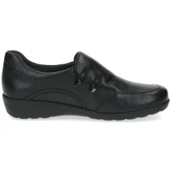 Caprice Slipper Leder Weite H schwarz S23 9-24705-41
