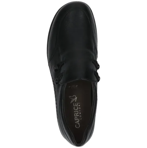 Caprice Slipper Leder Weite H schwarz S23 9-24705-41