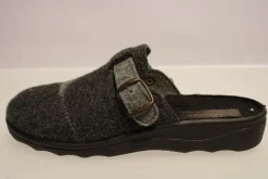 Cosmos Cordes Hausschuh Hauspantolette grau Betty-2-AB