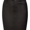 EDC Beschichteter Minirock schwarz S23 112CC1D311