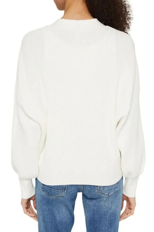 EDC Cardigan Strickjacke Biobaumwolle  weiß S12 992CC1I302