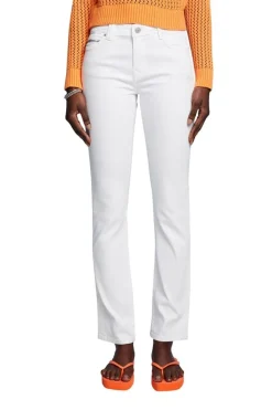 EDC Jeans mit Reißverschlussdetail weiß S23 033CC1B306