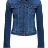 EDC Jeansjacke im Used-Look, Organic Cotton Denim NOS 991CC1G301