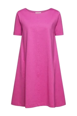 ESPRIT ausgestelltes T-Shirt-Kleid aus Bio-Baumwoll-Mix 032EE1E325