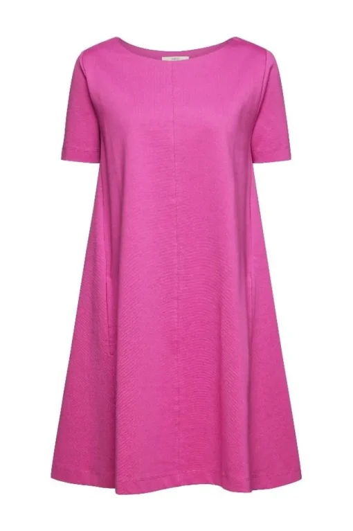 ESPRIT ausgestelltes T-Shirt-Kleid aus Bio-Baumwoll-Mix 032EE1E325