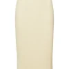 Esprit Bleistift-Rock in Rippstrickqualität weiß S23 102EE1D304